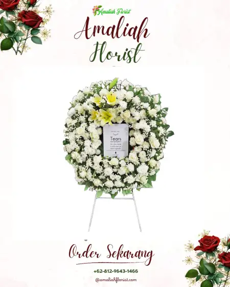 Krans Bunga Duka Batang Alai Timur